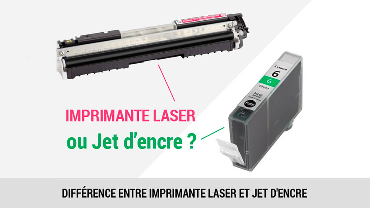Choisir une imprimante jet d'encre ou laser ?
